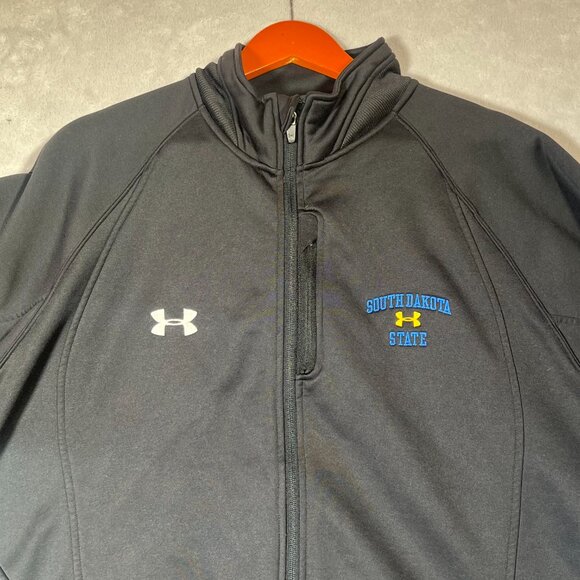 South Dakota State University Jacket Mens XL Black Under Armour Jackrabbits - Picture 5 of 11